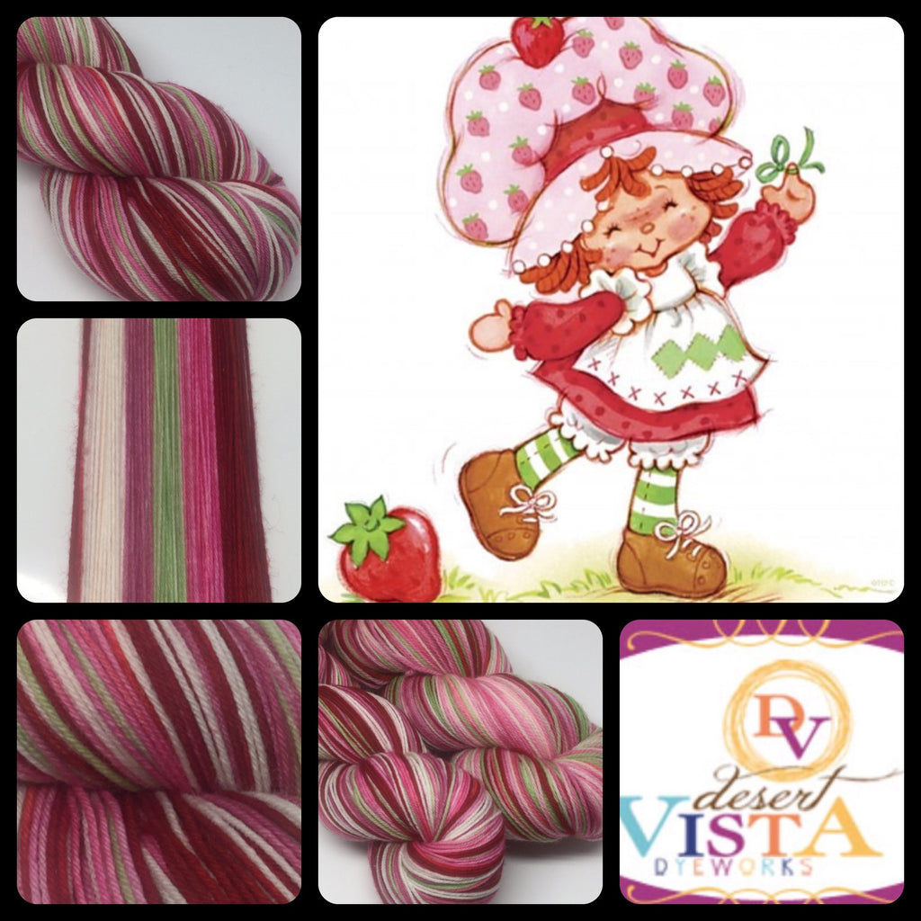 Strawberry Shortcake Doll Five Stripe Self Striping Yarn