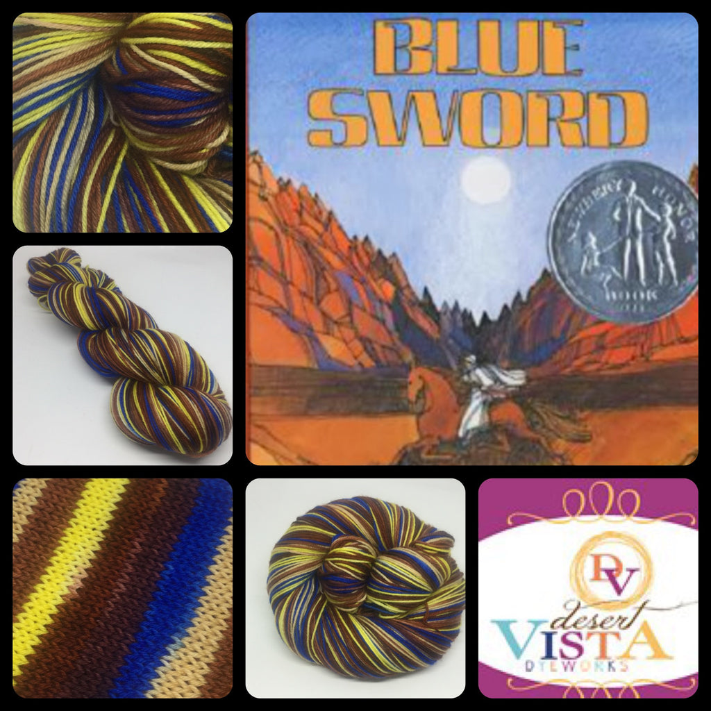 Blue Sword Six Stripe Self Striping Yarn