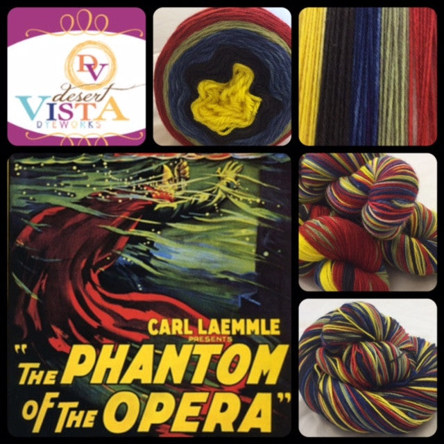 Phantom of the Opera Five Stripe Self Striping Yarn