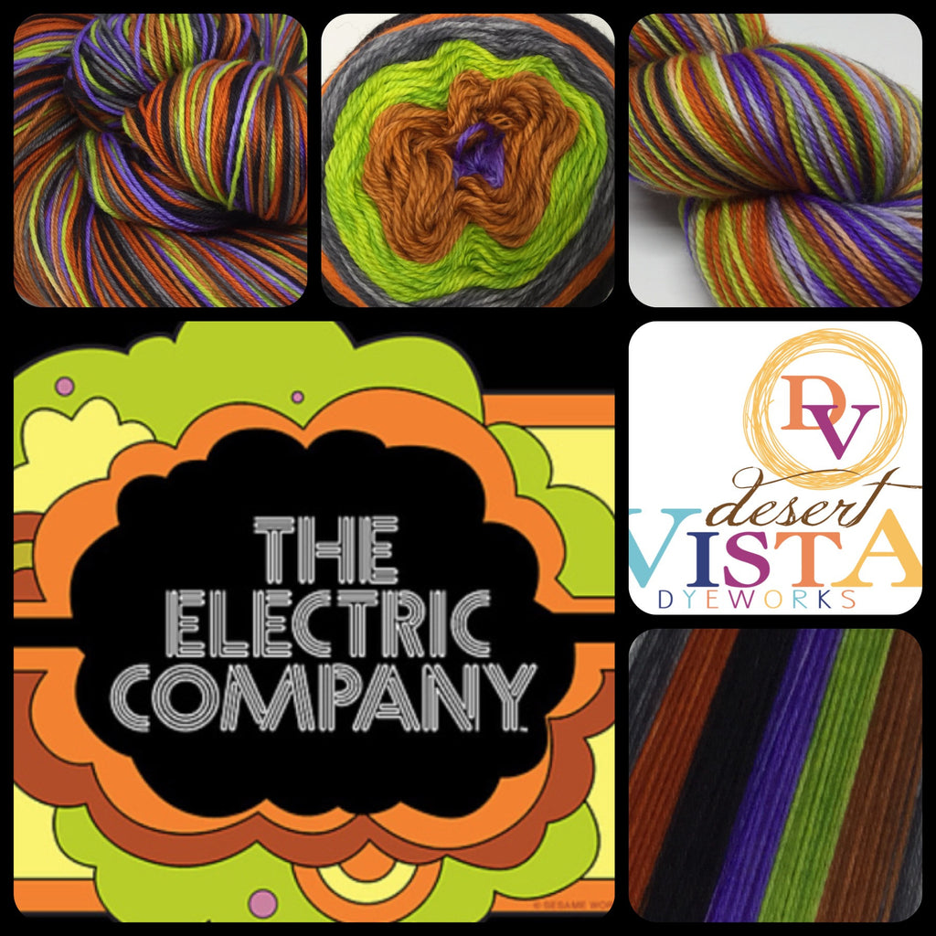 The Electric Company Six Stripe Self Striping Yarn