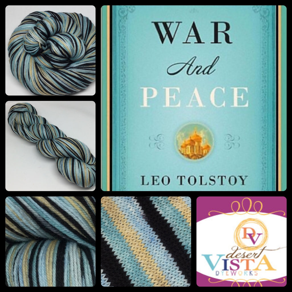 War and Peace Four Stripe Self Striping Yarn