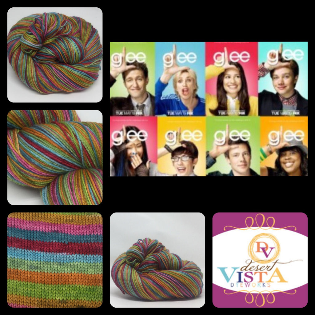 Glee Eight Stripe Self Striping Yarn