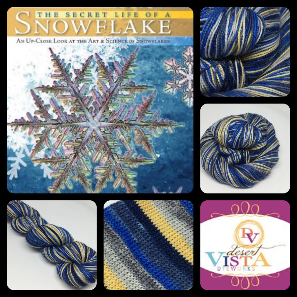 Secret Life of a Snowflake Six Stripe Self Striping Yarn