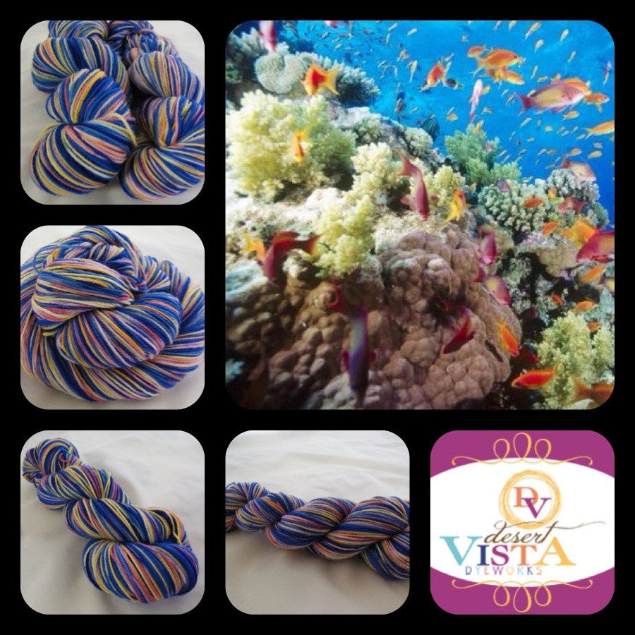 Great Barrier Reef Four Stripe Self Striping Yarn