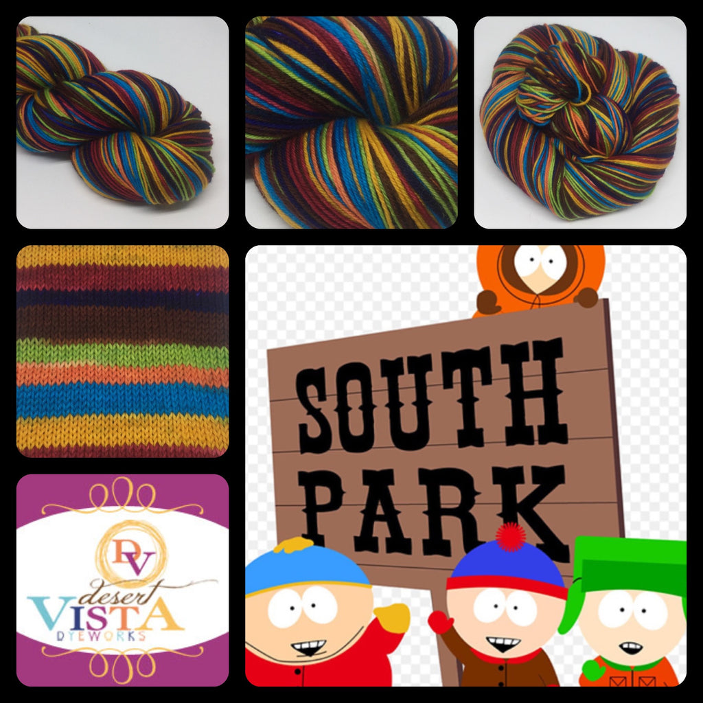 South Park Seven Stripe Self Striping Yarn