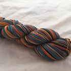 Picasso's Anis del Mono Six Stripe Self Striping Yarn