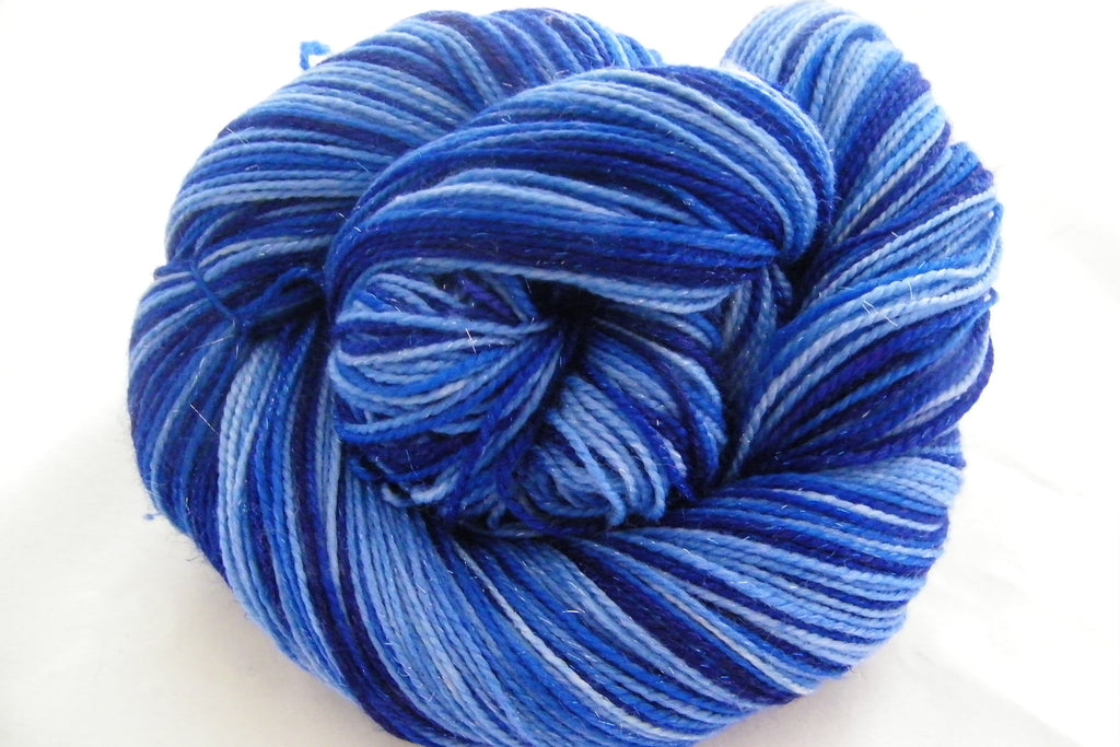 Blue Christmas Without You Six Stripe Self Striping Yarn