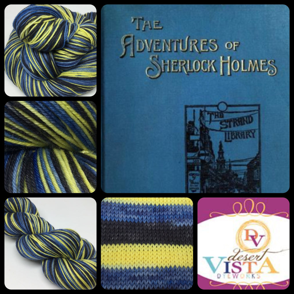 The Adventures of S. Holmes Three Stripe Self Striping Yarn