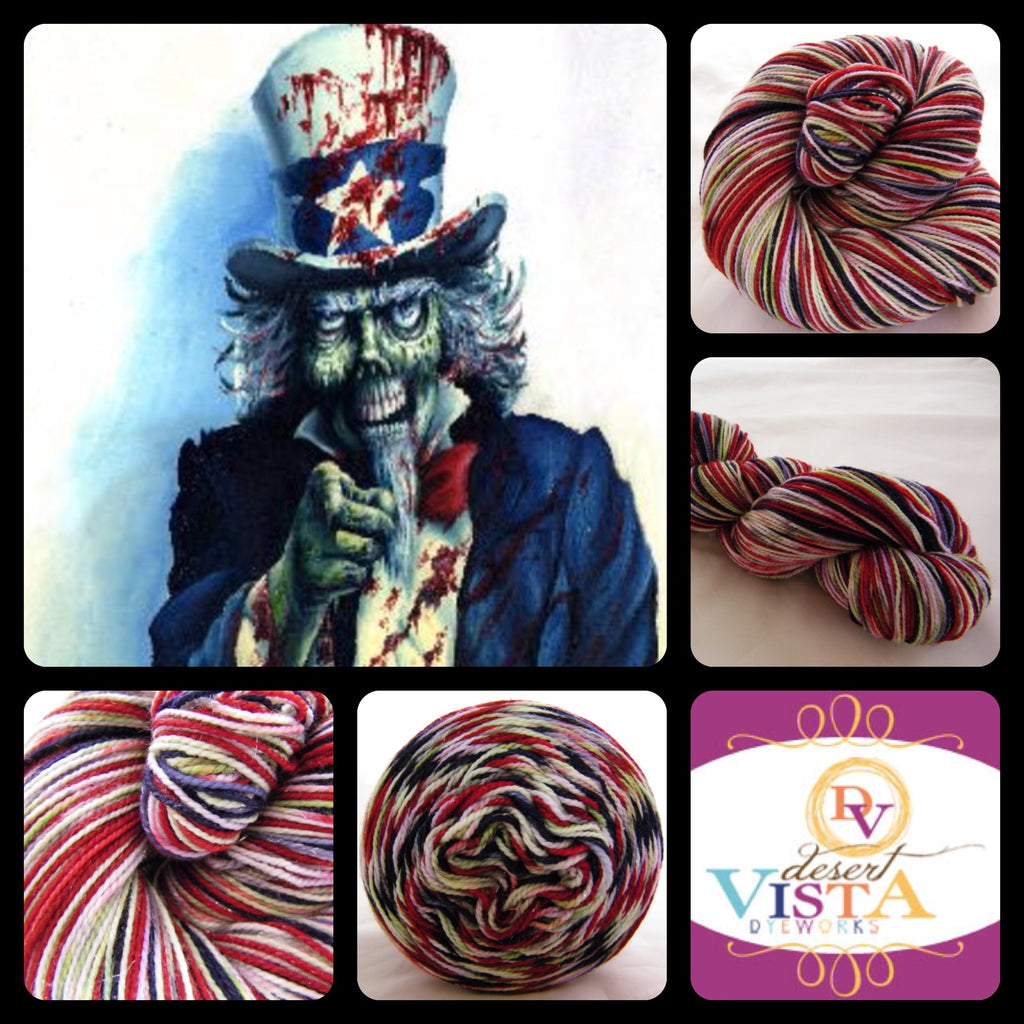 ZomBody Doodle Dandy Four Stripe Self Striping Yarn